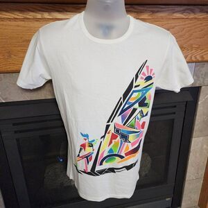 MARC BY MARC JACOBS White Graphic Printed T-Shirt